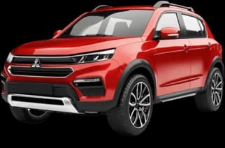 Red compact SUV